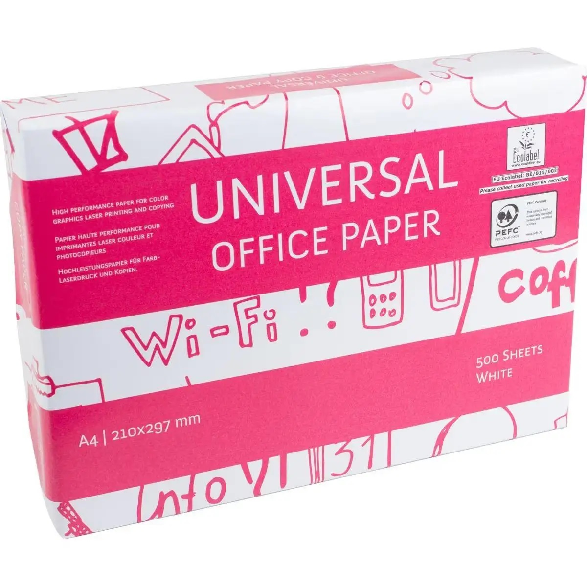 Папір А4 Universal Office Paper 500 аркушів білий